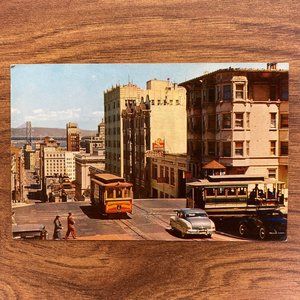 Vintage  SF California Souvenir Travel Postcard